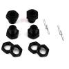 17mm Aluminum Alloy Lightweight Hex Wheel Hubs Adapter Nuts for ARRMA 1/8 4s KRATON RC Car Accessory view 3