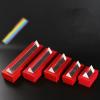 Microscope Triangular Prism K9 Optical Glass Light Spection Reflection Experiment Teaching Photography Triangle Prisms Rainbow Glass Prisma(50X30X30mm) view 3