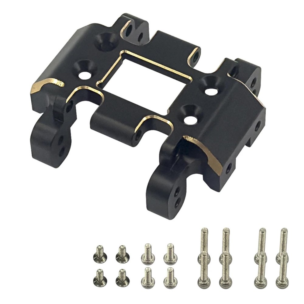26g Black Coating Brass Skid Plate Metal for Redcat for Ascent-18 Rc Car Upgrade Parts Remote Control Crawler Accessories 1/18 Scale