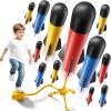 NIPLOOOW Rocket Launcher for Kids, 12 Foam Rockets, Launch up to 100+ft, Outdoor Outside Backyard Toys for Boys & Girls, Birthday Gift Toys for Kids Boys Girls Age 3 4 5 6 7 8 Years Old view 1
