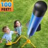 NIPLOOOW Rocket Launcher for Kids, 12 Foam Rockets, Launch up to 100+ft, Outdoor Outside Backyard Toys for Boys & Girls, Birthday Gift Toys for Kids Boys Girls Age 3 4 5 6 7 8 Years Old view 2