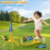 NIPLOOOW Rocket Launcher for Kids, 12 Foam Rockets, Launch up to 100+ft, Outdoor Outside Backyard Toys for Boys & Girls, Birthday Gift Toys for Kids Boys Girls Age 3 4 5 6 7 8 Years Old view 3