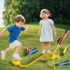 NIPLOOOW Rocket Launcher for Kids, 12 Foam Rockets, Launch up to 100+ft, Outdoor Outside Backyard Toys for Boys & Girls, Birthday Gift Toys for Kids Boys Girls Age 3 4 5 6 7 8 Years Old view 4
