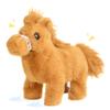 Easfan Walking Pony Toy Plush Interactive Pony with Sound Tail Wagging Stuffed Animal Christmas Birthday Gifts for Kids Toddlers view 1
