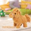 Easfan Walking Pony Toy Plush Interactive Pony with Sound Tail Wagging Stuffed Animal Christmas Birthday Gifts for Kids Toddlers view 2