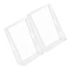 Angoily 2pcs Acrylic Currency Holder for Bills Coins Portable Storage Box for Collections Coin Display Case view 1