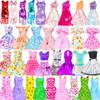 QBPKQY 10 Sets Doll Clothes Fashion Floral Dresses Short Sequined Clothing Slip Dresses Skirt Casual Outfits for 11.5 inch Girl Dolls (NO Doll) view 1