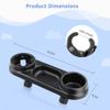 3-In-1 Stroller Snack Tray With Cup Holder, Multi-Use Organizer With Removable Non-Slip Grip Clip, Fits Flat Handrail Tubes view 3