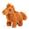 Easfan Walking Pony Toy Plush Interactive Pony Electric Plush Pet Toy with Sound Stuffed Animal Christmas Birthday Gifts for Kids Toddlers,8" view 1