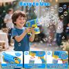 EagleStone 2 Pack Bubble Guns with 4 Bottles Solution, Automatic Bubble Machine Blaster for Kids & Adults  Light Up Summer Toy for Outdoor, Birthday Gifts, Easter, Wedding Party Favor Bubble view 4