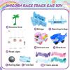 Dolanus Toys for 3-8 Year Old Girls: Unicorn Car Race Magic Tracks for Toddlers, Car Games for Kids Ages 3-5, Gifts for 4 5 6 7 8 Years Old Girls Presents - Flexible RaceTracks with 2 Electric Cars view 4