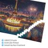 CDSASHCA 1000 Piece Adult Wooden Jigsaw Puzzle - Fire and Tower Scene Art,Suitable for Home Decoration,Unique Adults Artwork,Exercising Brain Power and Hands-on Skills,Gifts fro Friends view 2