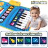 Baby Toys for 1 Year Old Boy Girl, 2 in 1 Musical Piano & Drum Mat for Toddlers 1-3, Early Education Baby Piano Mat Learning Floor Toy 12-18 Months, Christmas Birthday Gift for 1 2 3 Year Old Girl Boy view 2