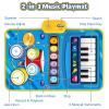 Baby Toys for 1 Year Old Boy Girl, 2 in 1 Musical Piano & Drum Mat for Toddlers 1-3, Early Education Baby Piano Mat Learning Floor Toy 12-18 Months, Christmas Birthday Gift for 1 2 3 Year Old Girl Boy view 4