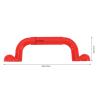 1 Pair Safety Handles, Colorful Playground Safety Handles Versatile Playset Hand Grips Swing Set Accessories for Jungle Gym Playhouse (Red) view 4