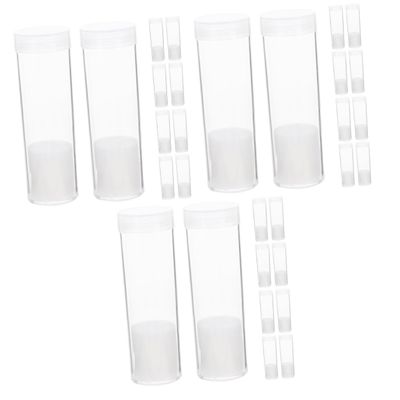 Artibetter 3sets Coin Collecting Holder Coin Storage Container Tubes for Rolled 10pcs*3