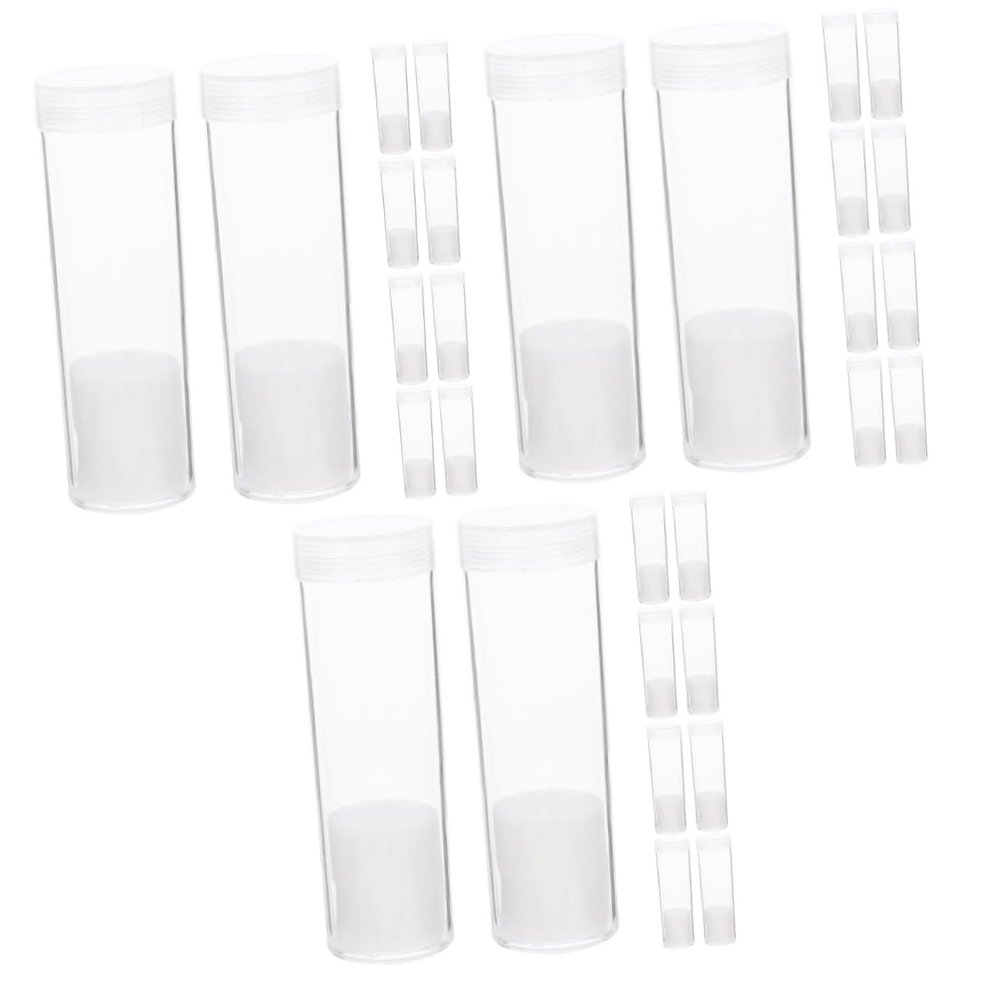 Artibetter 3sets Coin Collecting Holder Coin Storage Container Tubes for Rolled 10pcs*3