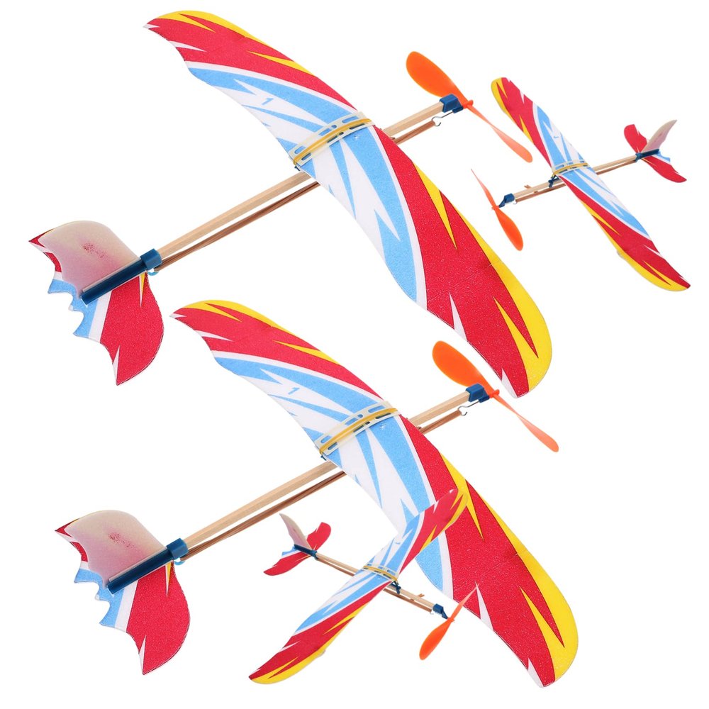 ERINGOGO Interactive Boys and Girls Airplane Toys 4pcs Foam Planes Boys' Educational Toys Safe Fun Outdoor Play