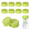 10Pcs Narrow Bottle Caps Compatible with Dr Brown's, for Medela, for Ameda, Storage Travel Caps Replacement for Dr Brown, Leak Proof Lids with Sealing Gasket, Fits Narrow Neck Bottles(Green) view 1
