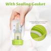 10Pcs Narrow Bottle Caps Compatible with Dr Brown's, for Medela, for Ameda, Storage Travel Caps Replacement for Dr Brown, Leak Proof Lids with Sealing Gasket, Fits Narrow Neck Bottles(Green) view 3