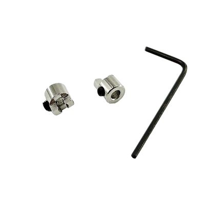 Gracilaria 2PCS RC Boat Stainless Steel Propeller Drive Dog Shaft for RC Ship DIY Model Boat Parts (3.17mm)