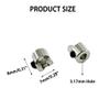 Gracilaria 2PCS RC Boat Stainless Steel Propeller Drive Dog Shaft for RC Ship DIY Model Boat Parts (3.17mm) view 3