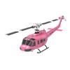 Razordon UH-1 Huey RC Helicopter, 1/48 Scale 2.4G 6CH Flybarless RC Helicopter Model with Optical Flow Positioning and 3D Stunt, Indoor Aircraft for Beginner Adults - RTF/Pink view 2