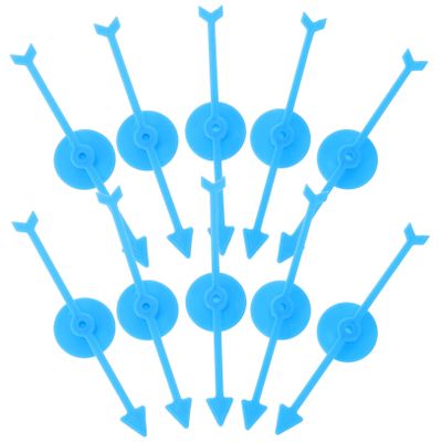 ABOOFAN 10pcs Plastic Spinners Game Arrow Replacement Parts Strong Easy to Attach to Turntable Enhance Fun at Home Bars Parties