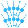 ABOOFAN 10pcs Plastic Spinners Game Arrow Replacement Parts Strong Easy to Attach to Turntable Enhance Fun at Home Bars Parties view 1