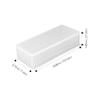 Angoily 2Pcs Coin Storage Box Plastic Coin Holder with Large Capacity for Bill Protection, Transparent, 15.50X7.00X3.70CM, Casual view 4