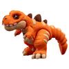Articulated Orange T-Rex Dinosaur Figurine  Flexible 3D Printed Collectible Desk Companion for Teens & Adults  3D Printed in Canada view 3