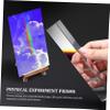 PRETYZOOM Physical Experiment Triangular Prism for Teaching Light Optics Educational Glass Index Tool for Students Compact Optical Demonstration Prop view 3