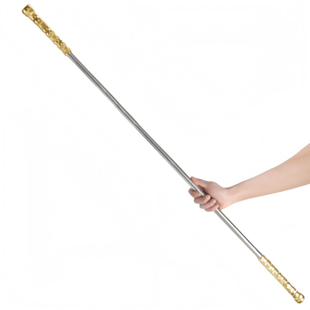 Creative toy accessories Halloween props, manually re-assemble high quality metal Thor weapons! Golden hammer (assemble by yourself upon receipt) (010)