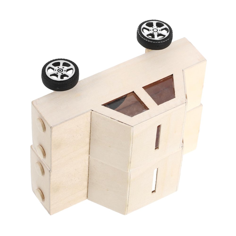 Abaodam 2pcs Unfinished Wooden Car Shaped Piggy Bank DIY Money Bank Kit Craft Projects for Boys and Girls