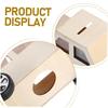 Abaodam 2pcs Unfinished Wooden Car Shaped Piggy Bank DIY Money Bank Kit Craft Projects for Boys and Girls view 3
