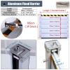 LXLZYXSF Yard Gate Flood Control Barrier Temporary Anti Flood Gate/Wall, 39inch/3.2ft Tall Flood Protection Shield Detachable Reusable, Doorways Warehouse(L-6.1ft/73.2"/185.9cm) view 4