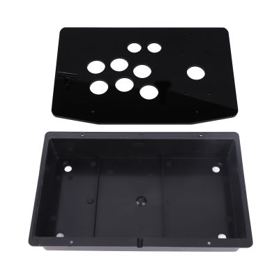 Acrylic Panel and Case Joystick DIY Set Kits Replacement for Arcades Game, Easy to Assemble, Acrylic Panel and Inclined Cases Replacement for Arcades Game Machine