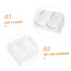 KICHOUSE 2pcs Poker Chip Collection Box Capacity Acrylic Chips Case for Display view 3