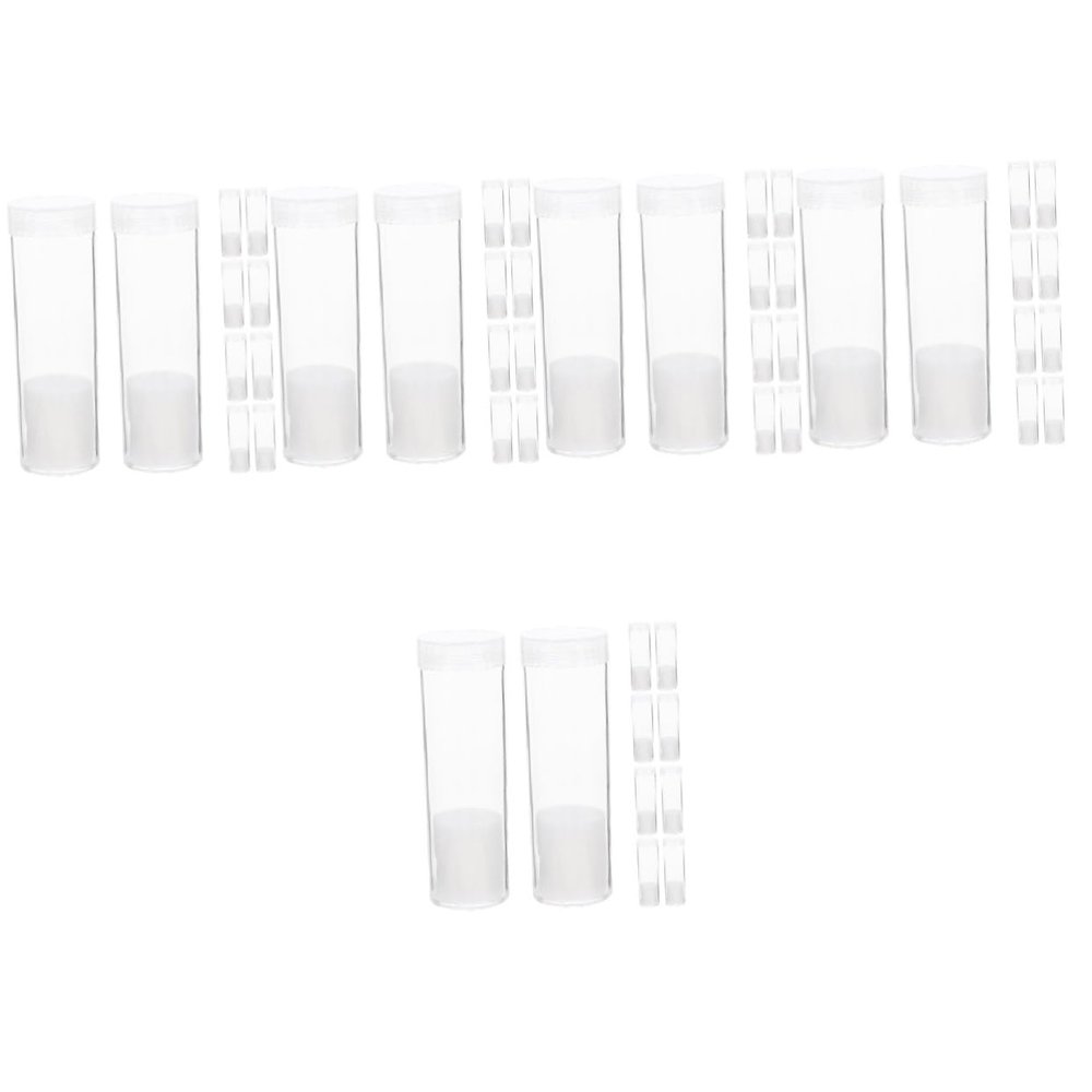 Veemoon 50pcs Storage Tubes Lids for Collecting and Display for Organizing and Protecting
