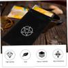 Abaodam 2pcs Pentacle Pattern Tarot Storage Bag Lint Washable Drawstring Organizer view 3