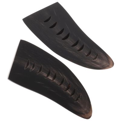 Abaodam Ox Horn Divination Cup Unique Traditional Chinese Fortune Telling Tool for Accurate Predictions Elegant Decorative Holy Cups Friends and Family