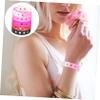 BRIGHTFUFU 10pcs Adjustable Silicone Wristbands Colorful Diy Bracelets for Boys and Girls Adults for Party Favors School Activities and Fun Crafts Yellow Red Green Blue Black Purple White view 4