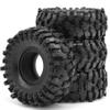 118mm 1.9 inch RC Crawler Tires Built-in Double Layer Innerliner Soft Sticky Tyres All Terrain Tires for 1/10 RC Crawler Car TRX4 Axial SCX10 D90 D110 TF2 Redcat Gen8 CC01 YK4102%T083 (Black) view 1