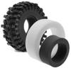 118mm 1.9 inch RC Crawler Tires Built-in Double Layer Innerliner Soft Sticky Tyres All Terrain Tires for 1/10 RC Crawler Car TRX4 Axial SCX10 D90 D110 TF2 Redcat Gen8 CC01 YK4102%T083 (Black) view 3