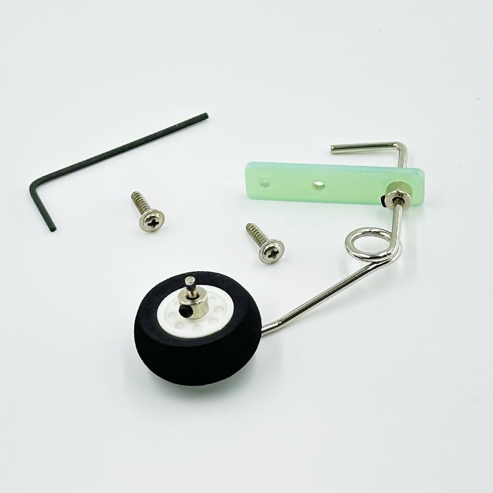 Gracilaria RC Airplane Tail Wheel Bracket Assembly for RC Plane Helicopter DIY Model Aircraft Landing Gear Replacement Parts (40-52 Level)