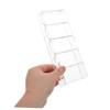 Gogogmee 2pcs Clear Acrylic Poker Chip Trays Capacity Organizers for Home Parties Transparent Storage Cases for Efficient Chip Management and Visibility view 4