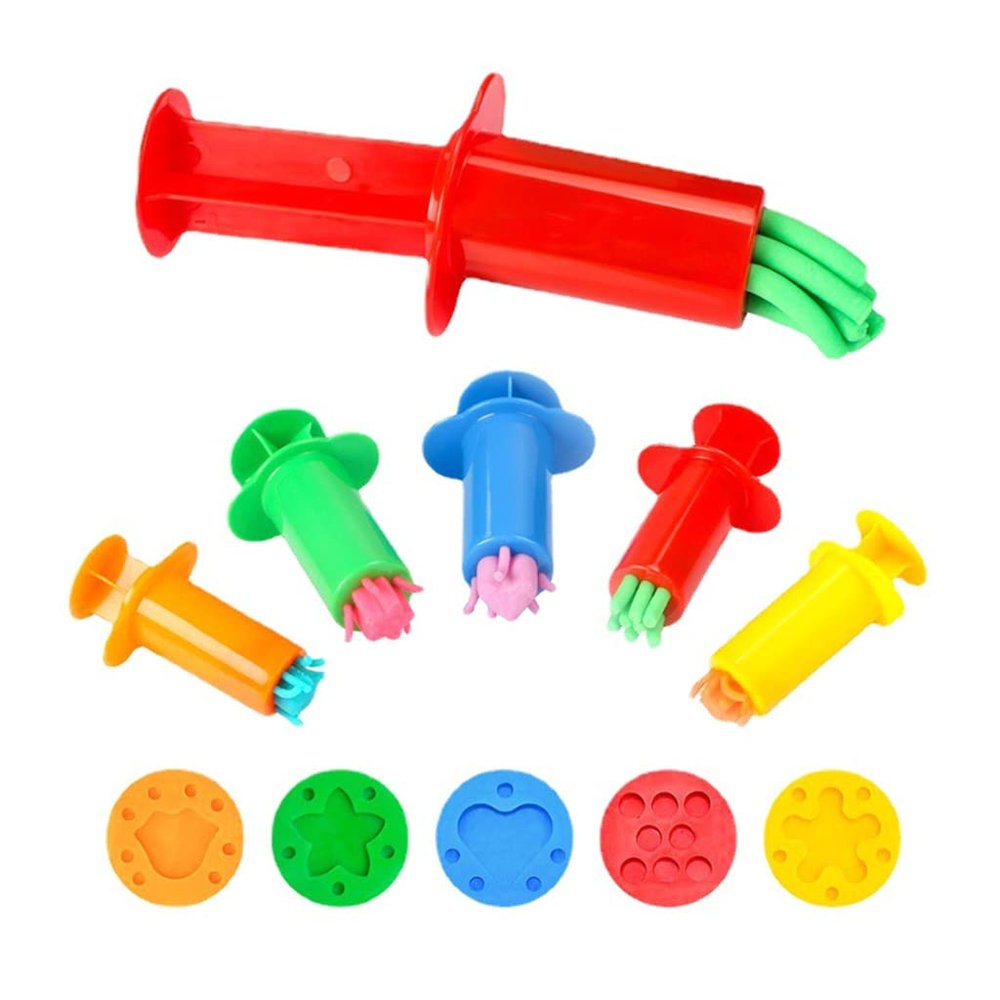Children Early Educational Appliance Plasticine Squeeze Set Game Funny Dough Extruders Set Improve Intelligence