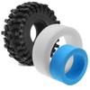 118mm 1.9 inch RC Crawler Tires Built-in Double Layer Innerliner Soft Sticky Tyres All Terrain Tires for 1/10 RC Crawler Car TRX4 Axial SCX10 D90 D110 TF2 Redcat Gen8 CC01 YK4102%T083 (Blue) view 3