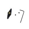 1PC RC Boat Nylon Rudder Steering Arm with 3mm Shaft Hole Rudder Arm Adapter for RC Ship DIY Model Boat Parts (Straight Arm) view 1
