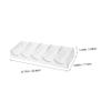 BRIGHTFUFU 100 Poker Chips Storage Case Acrylic Display Case Poker Chip Holder Acrylic Digital Tray Set of 2 view 2
